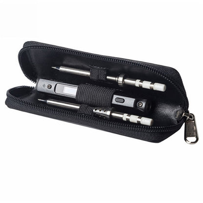 TS100 Smart Electric Iron Microfiber Leather Portable Bag Tool Storage Bag (Empty Bag), Microfiber Leather Portable Bag