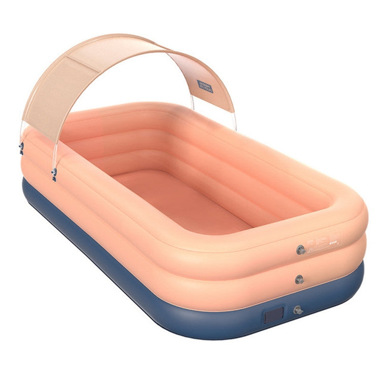 PVC Shade Wireless Automatic Inflatable Swimming Pool Household Children Swimming Pool Large Outdoor Plastic Pool with Shed