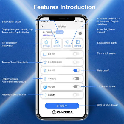ساعة رقمية LED لغرفة المعيشة، ساعة حائط إبداعية مزودة بخاصية واي فاي، قابس أمريكي، 4 بت واي فاي مجوف أبيض، 4 بت واي فاي مجوف أحمر، 4 بت واي فاي صندوق مغلق أبيض