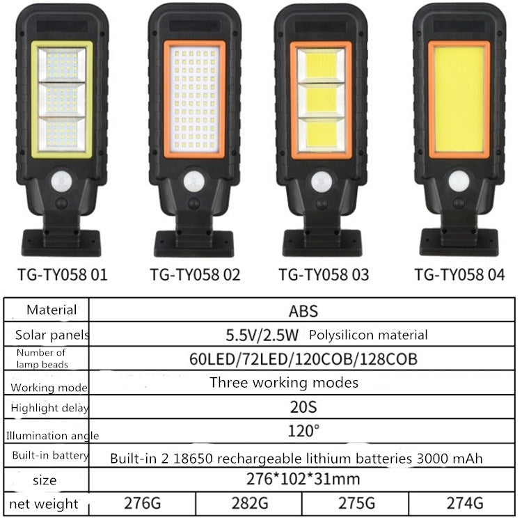 Solar Lamp Body Induction Wall Lamp LED Outdoor Waterproof Lighting Street Lamp
