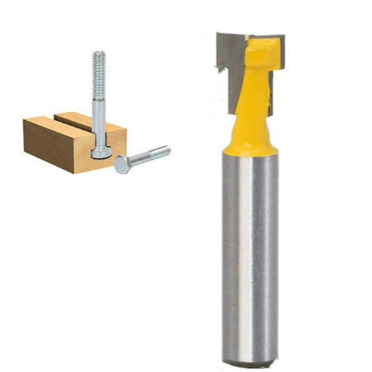 Woodworking Milling Cutter 8-handle Keyhole Cutter Photo Frame Wall-mounted T-type Keyhole Cutter, 8x3/8 Inch, 8x1/2 Inch