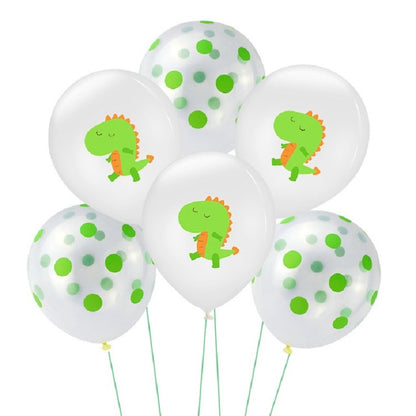 Birthday Party Dinosaur Latex Sequin Balloon Party Atmosphere Decoration Dinosaur Set, Sequin Bouquet Set