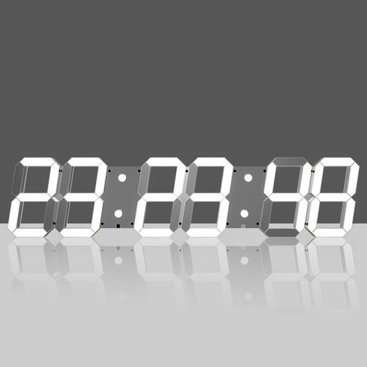 ساعة حائط LED متعددة الوظائف، ساعة رقمية إبداعية، جهاز تحكم عن بعد مجوف، جهاز تحكم عن بعد في صندوق مغلق