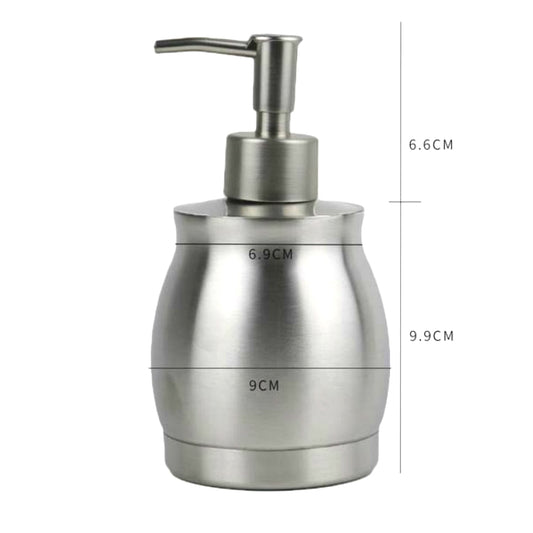 Stainless Steel Lotion Bottle Hand Soap Dispenser Hand Sanitizer Bottle, 390ml