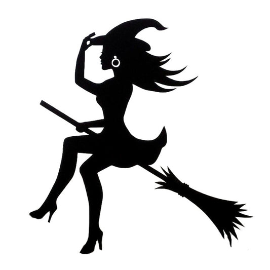 Sexy Witch Fashion Car Sticker Vinyl Decals Decor, Size: 15x14cm, Sexy Witch