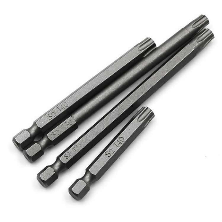 Plum Blossom Hollow Bit Multifunctional Peeling Bit Set, 12 PCS 50mm, 11 PCS 75mm, 11 PCS 100mm
