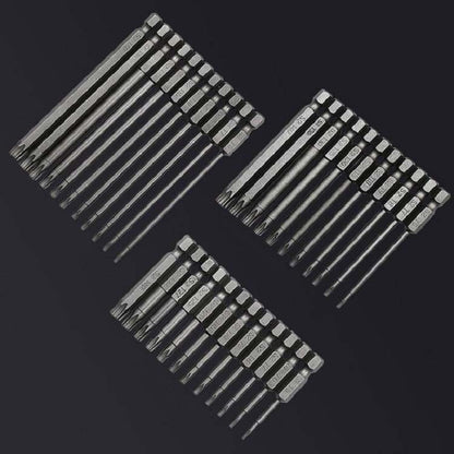 Plum Blossom Hollow Bit Multifunctional Peeling Bit Set, 12 PCS 50mm, 11 PCS 75mm, 11 PCS 100mm