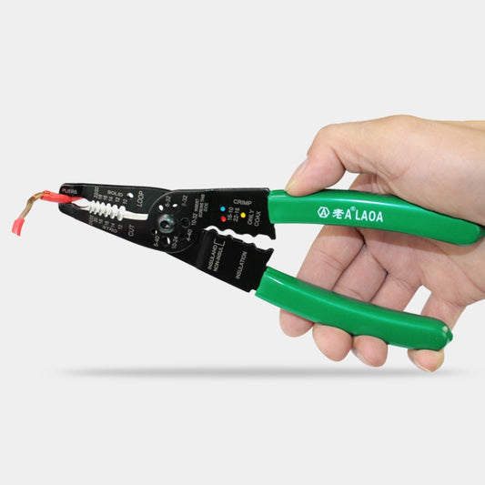 8 Inch Multi-function Cable Insulation Cutting Wire Stripper Electrician Repair Tool, 8 Inch Wire Stripper