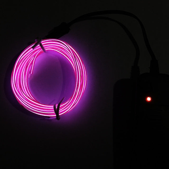 شريط حبل إضاءة LED مرن من سلك EL متوهج مع مصباح نيون USB للتحكم 3M قناع موفر للطاقة خط إضاءة F277، TBD0156472001A، TBD0156472001B، TBD0156472001C، TBD0156472001D، TBD0156472001E، TBD0156472001F، TBD0156472001G، TBD0156472001...