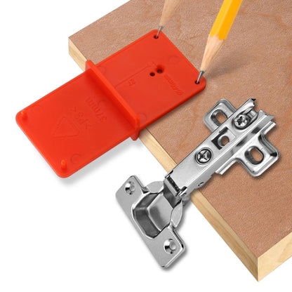 35 / 40mm Hinge Opening Positioner Hinge Template Drilling Positioning Plate, Hinge Opening Positioner