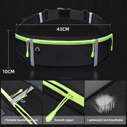 Outdoor Waterproof Belt Bag Sports Riding Mobile Phone Waist Bag, 7 inch