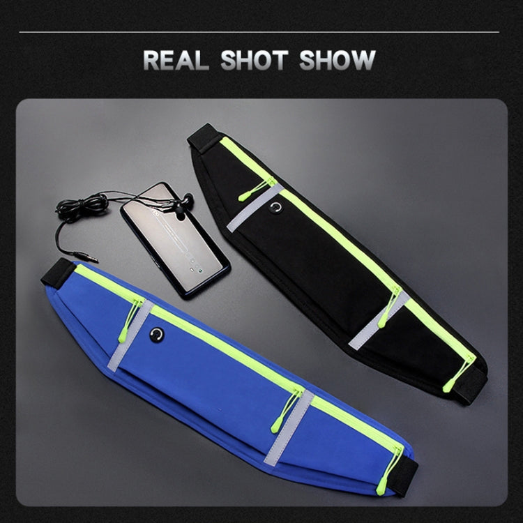 Outdoor Waterproof Belt Bag Sports Riding Mobile Phone Waist Bag, 7 inch