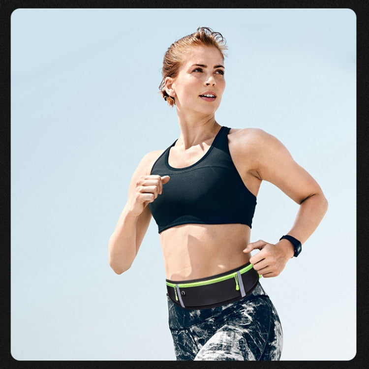 Outdoor Waterproof Belt Bag Sports Riding Mobile Phone Waist Bag, 7 inch
