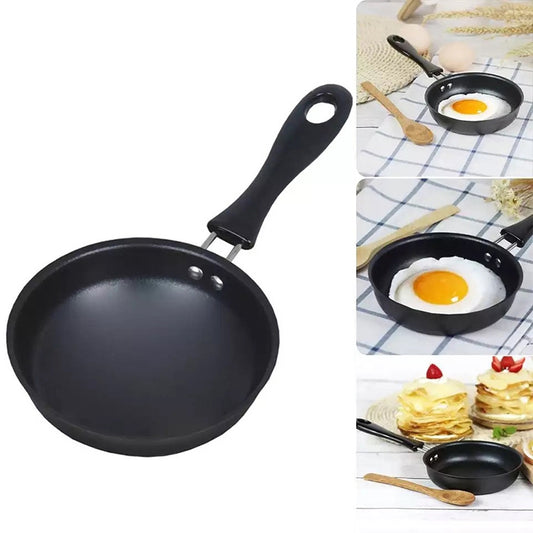 Mini Egg Frying Panpure Non-Stick  Flat Bottom Pan Multicooker, 12cm