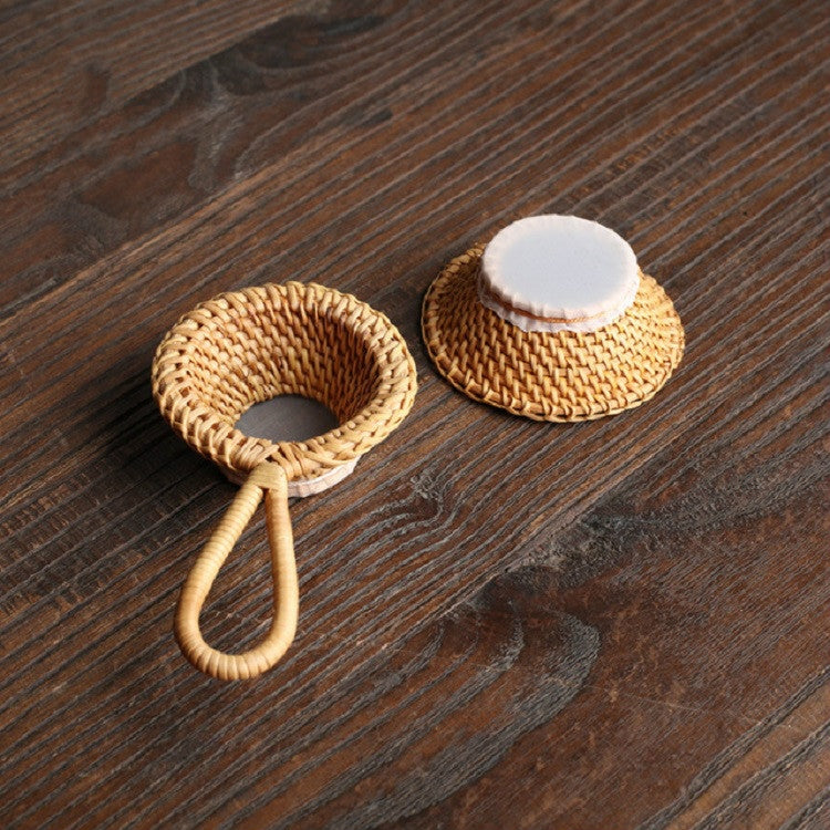 Bamboo Woven Creative Filter Reusable Filter Tea Colander Gadget, Calabash Double Section Tea Leak, Bamboo Root Tea Leak, Bamboo Pole Gauze Plum Tea Leak, Bamboo Pole Hole Tea Leak, Rattan Tea Drain with Handle, Bamboo Woven Tea Leak, Poplar Tea Leak��...