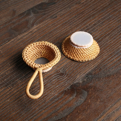 Bamboo Woven Creative Filter Reusable Filter Tea Colander Gadget, Calabash Double Section Tea Leak, Bamboo Root Tea Leak, Bamboo Pole Gauze Plum Tea Leak, Bamboo Pole Hole Tea Leak, Rattan Tea Drain with Handle, Bamboo Woven Tea Leak, Poplar Tea Leak��...
