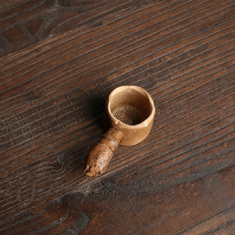 Bamboo Woven Creative Filter Reusable Filter Tea Colander Gadget, Calabash Double Section Tea Leak, Bamboo Root Tea Leak, Bamboo Pole Gauze Plum Tea Leak, Bamboo Pole Hole Tea Leak, Rattan Tea Drain with Handle, Bamboo Woven Tea Leak, Poplar Tea Leak��...