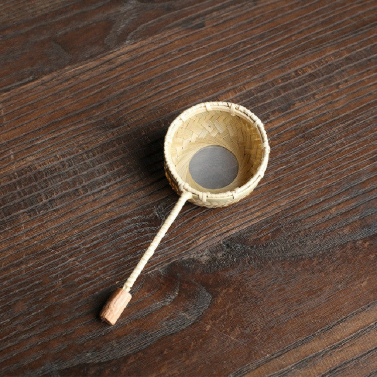 Bamboo Woven Creative Filter Reusable Filter Tea Colander Gadget, Calabash Double Section Tea Leak, Bamboo Root Tea Leak, Bamboo Pole Gauze Plum Tea Leak, Bamboo Pole Hole Tea Leak, Rattan Tea Drain with Handle, Bamboo Woven Tea Leak, Poplar Tea Leak��...
