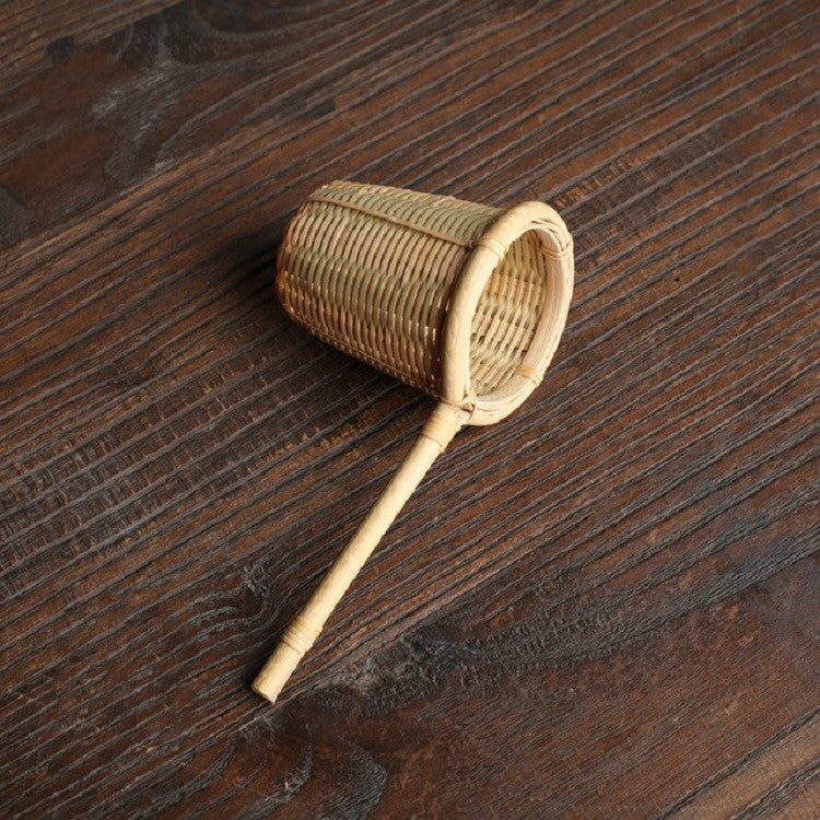Bamboo Woven Creative Filter Reusable Filter Tea Colander Gadget, Calabash Double Section Tea Leak, Bamboo Root Tea Leak, Bamboo Pole Gauze Plum Tea Leak, Bamboo Pole Hole Tea Leak, Rattan Tea Drain with Handle, Bamboo Woven Tea Leak, Poplar Tea Leak��...