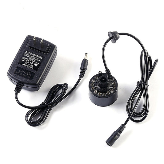 Fountain Fish Tank Ultrasonic Portable Atomizer, US Plug, Atomizer 12 Lamp Metal, Atomizer 12 Lamp Plastic, Atomizer without Lamp Metal, Atomizer without Lamp Plastic