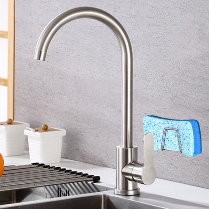 Stainless Steel Sponge Drain Rack Storage Rack Kitchen Bathroom Organizer Rack