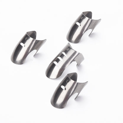 4 PCS / Set Adjustable Stainless Steel Finger Hand Guard Finger Protector Knife Slice Chop Safe Cooking Tools, 4 PCS / Set Finger Protector