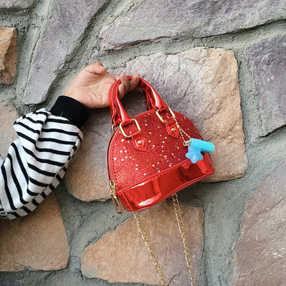Cute Leather Shoulder Bag Messenger Bag Girls Solid Color Mini Zip Small Square Bag Tote Bag