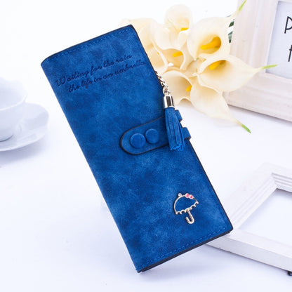 Women Umbrella Wallet Long Zipper Wallet