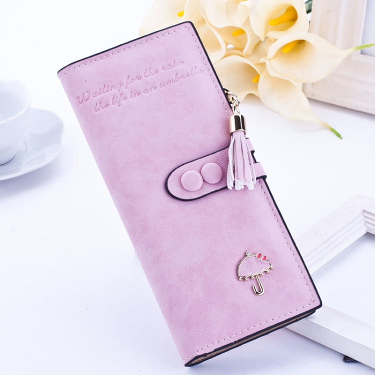 Women Umbrella Wallet Long Zipper Wallet