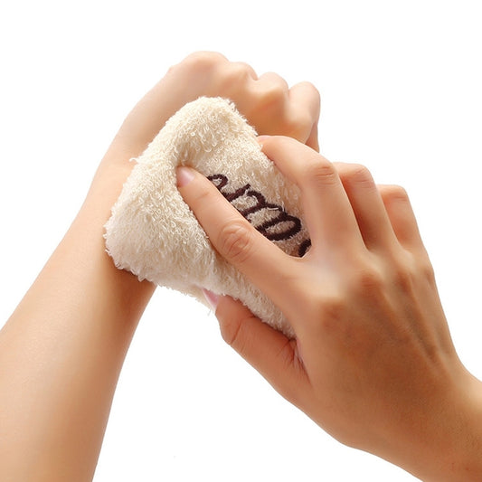 2 PCS Embroidered Fiber Fabric Sponge Block Exfoliating Bath Wipe, Fiber Fabric Sponge