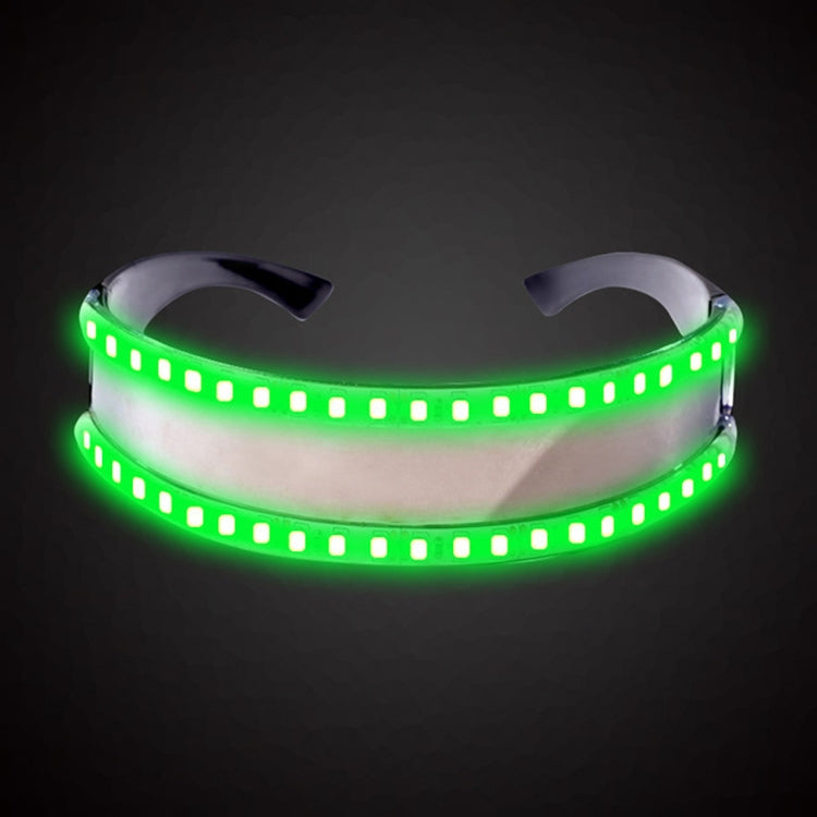 LED Glasses Luminous Party Classic Toys for Dance DJ Party Mask Costumes Props Gloves, White illuminating, Red glow, Blue glow, Green glow