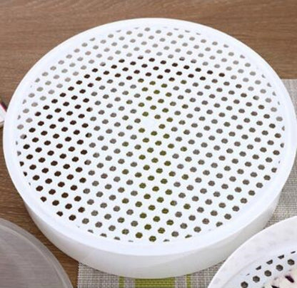 Microwave Steamer Cooker Steam Cooking Pot Accessories Vegetables Seafood Steamer, Double layer
