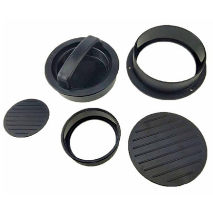 Hamburger Meat Press Tool Patty Maker Mold Cutlet, 2PCS Black