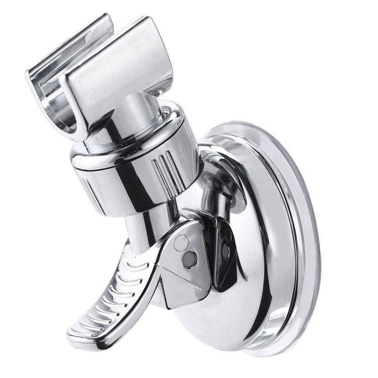 Shower Head Handset Holder Chrome Bathroom Wall Mount Adjustable Suction Bracket, Fully Plated