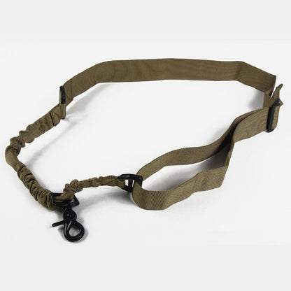 Nylon Adjustable Multi Function Tactical Single Point Bungee Airsoft Sling Strap Hunting Supplies Belt