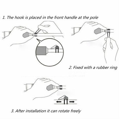 10 PCS/Bag Plastic Fishing Hook Keeper for Fishing Rod Pole Fishing Lures Bait  Safety Holder Fishing Tackle