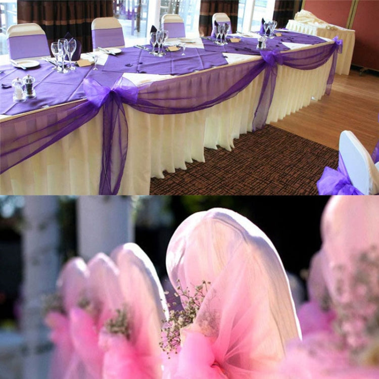 3pcs Tulle Roll Crystal Fabric Organza Tulle Roll Spool Decoration for Wedding Birthday Party, Size:2.5mx48cm