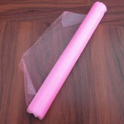 3pcs Tulle Roll Crystal Fabric Organza Tulle Roll Spool Decoration for Wedding Birthday Party, Size:2.5mx48cm