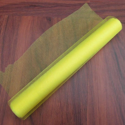 3pcs Tulle Roll Crystal Fabric Organza Tulle Roll Spool Decoration for Wedding Birthday Party, Size:2.5mx48cm