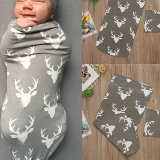 Newborn Infant Baby Sleeping Bag With Headband, Baby Sleeping Bag