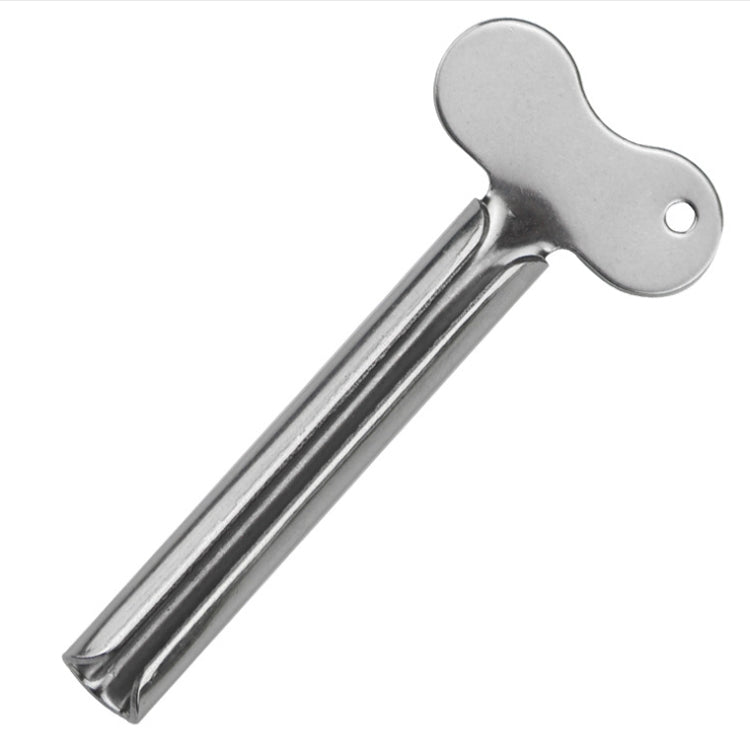 3 PCS Stainless Steel Squeezing Toothpaste Device Hair Key Squeegee Dyeing Tool Semicircular Metal Squeezer, Hair Key Squeezer