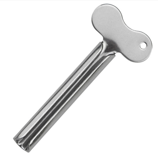 3 PCS Stainless Steel Squeezing Toothpaste Device Hair Key Squeegee Dyeing Tool Semicircular Metal Squeezer, Hair Key Squeezer