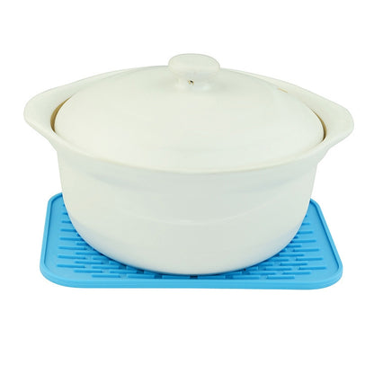 Thicken Colorful Silicone Insulation Mat European Anti-burning Pot Pad Table Waterproof  Phone Pad