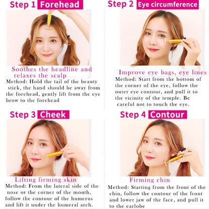 Beauty Electric Anti Wrinkle Anti-aging Firming Slimming Facial Pulse Roller Massager