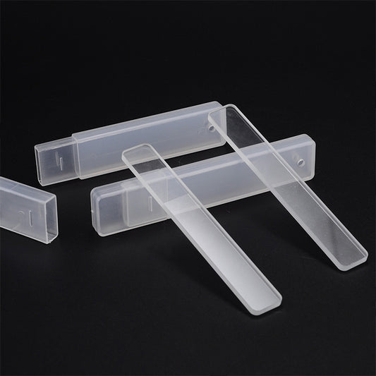 5 PCS Nano Crystal Glass Nail File Manicure Polish Manicure Tool, Plastic Box