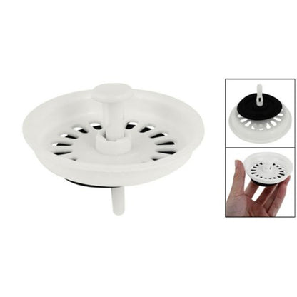 2 PCS Stopper Spin Lock Sink Drain Strainer, Stainless Steel