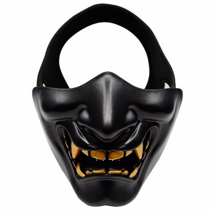 WosporT Halloween Dancing Party Grimace Half Face Tactical Mask