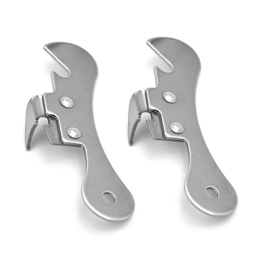 2 PCS  Stainless Steel Bottle Opener Can Opener Multifunctional Kitchen Tool, Stainless Steel Bottle Opener