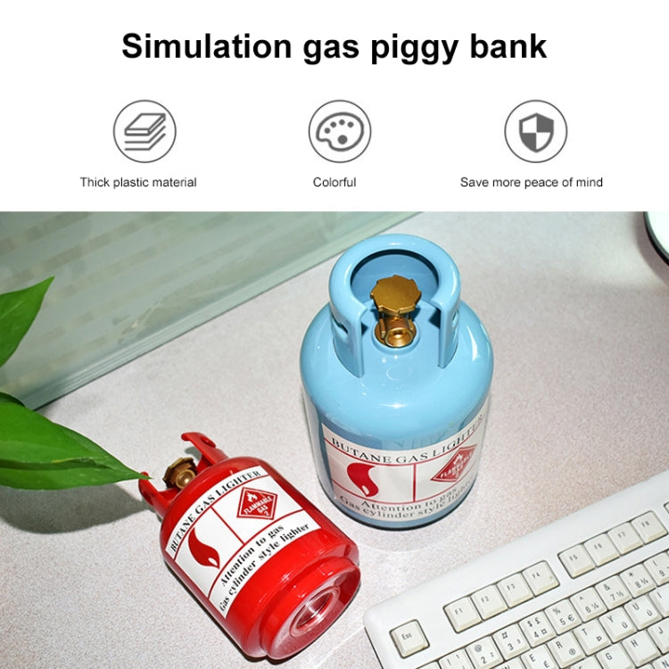 Kids Toy Simulated Gas Tank Coin Money Saving Storage Box Piggy Bank, Simulated Gas Tank