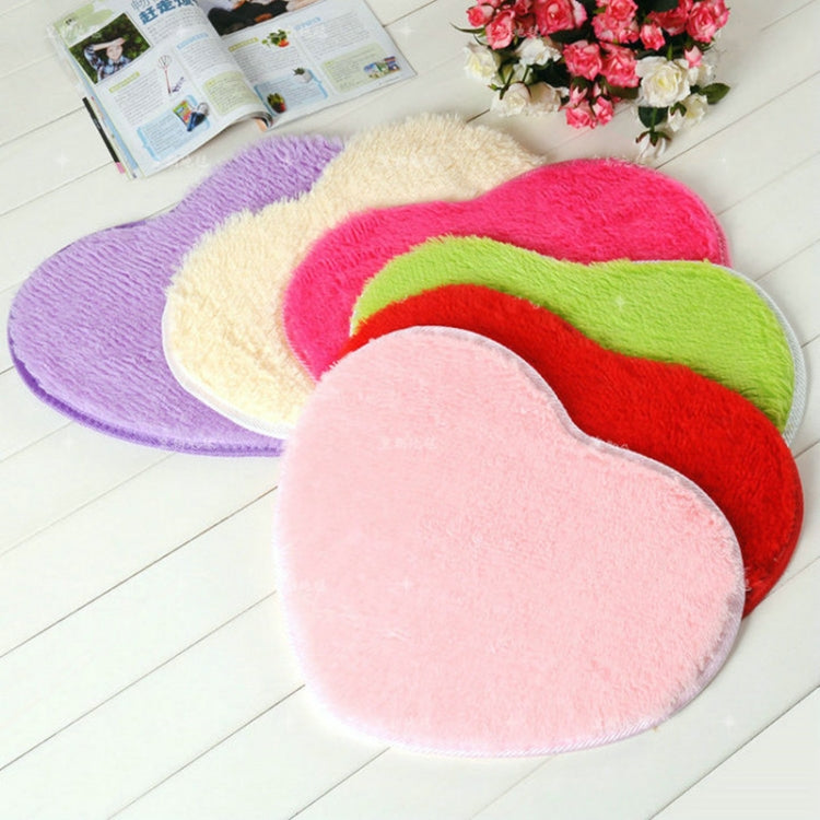 Heart Shape Non-slip Bath Mats Kitchen Carpet Home Decoration, 70*80CM
